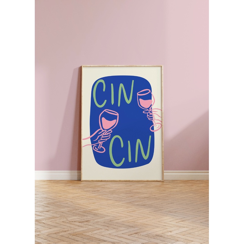 Cin Cin illustration Print|A4|A3|A5