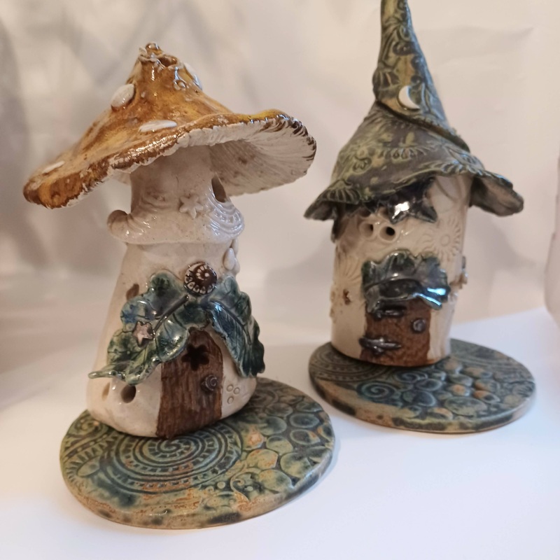 Fairy House|Green Roof|Blue roof|Red roof