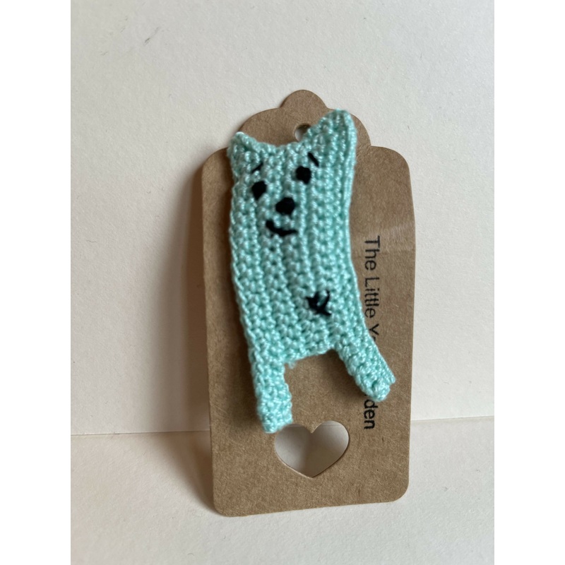 Fun Crochet Puppet Brooch
