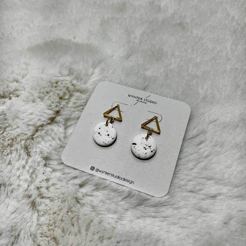 Geo Clay Earrings|Triangle|Bow|Plum Bow|Burgundy Geo|Burgundy bow|pumpkin