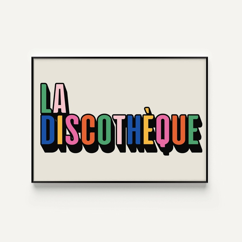 La Discothque Print|A4|A3|A5