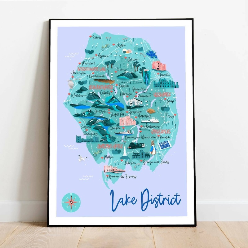Lake District Art Print|A3|A4|A5