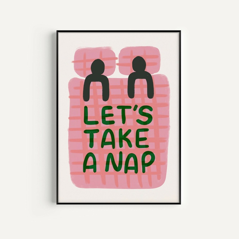 Let’s Take A Nap Print|A4|A3|A5