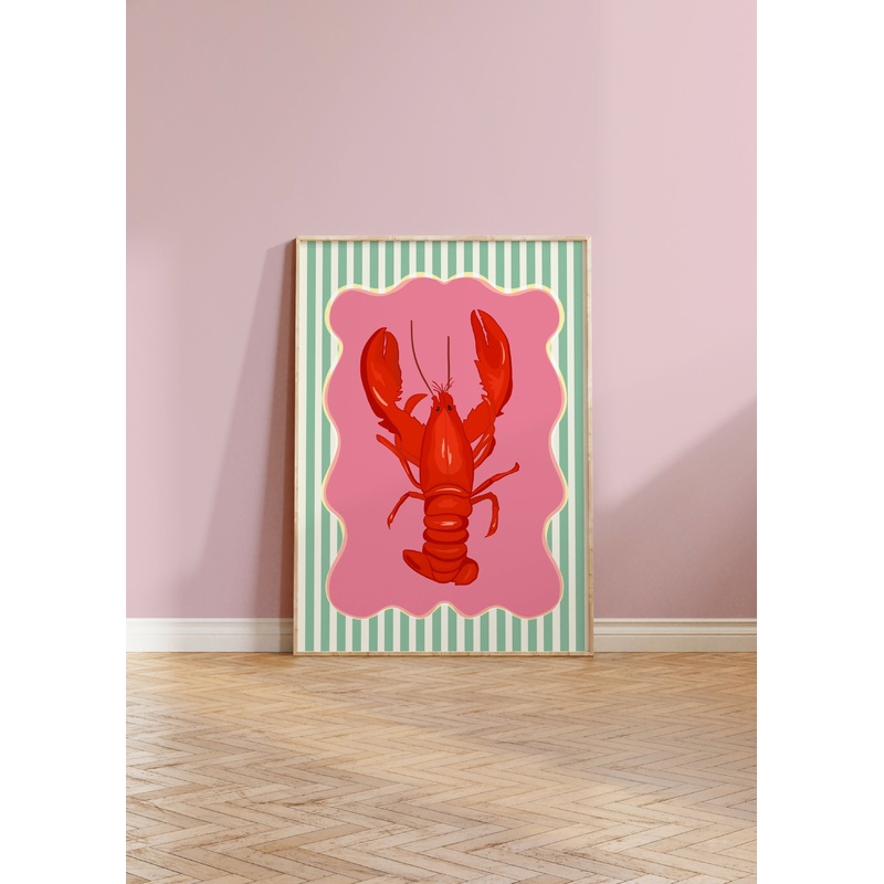 Lobster Illustration Print|A4|A3|A5