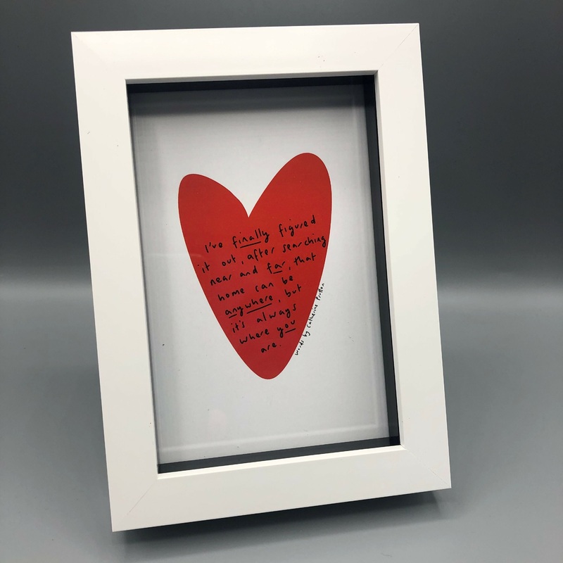 Original Poem – Multiple Options (A6 Box Frame)