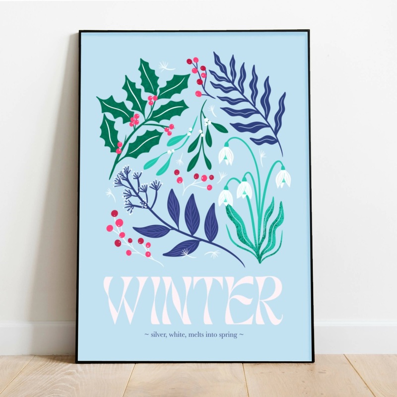 Winter Art Print|A3|A4|A5
