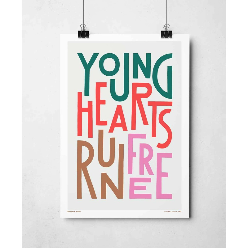 Young Hearts Print
