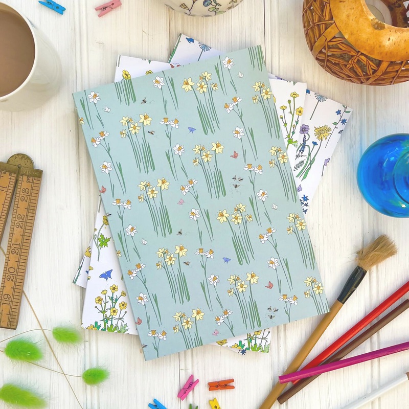 Daffodil Journal Drawing Notebook
