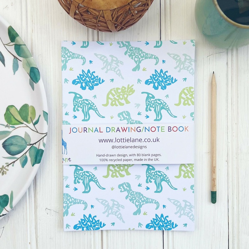 Dinosaur Journal Drawing Notebook
