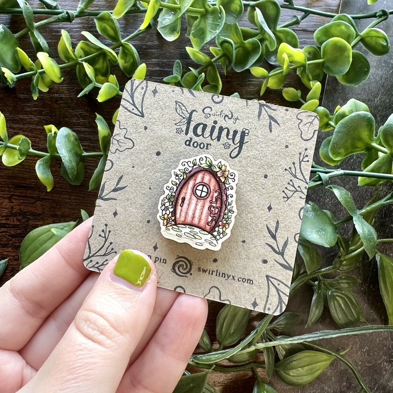 Fairy Door Wooden Pin