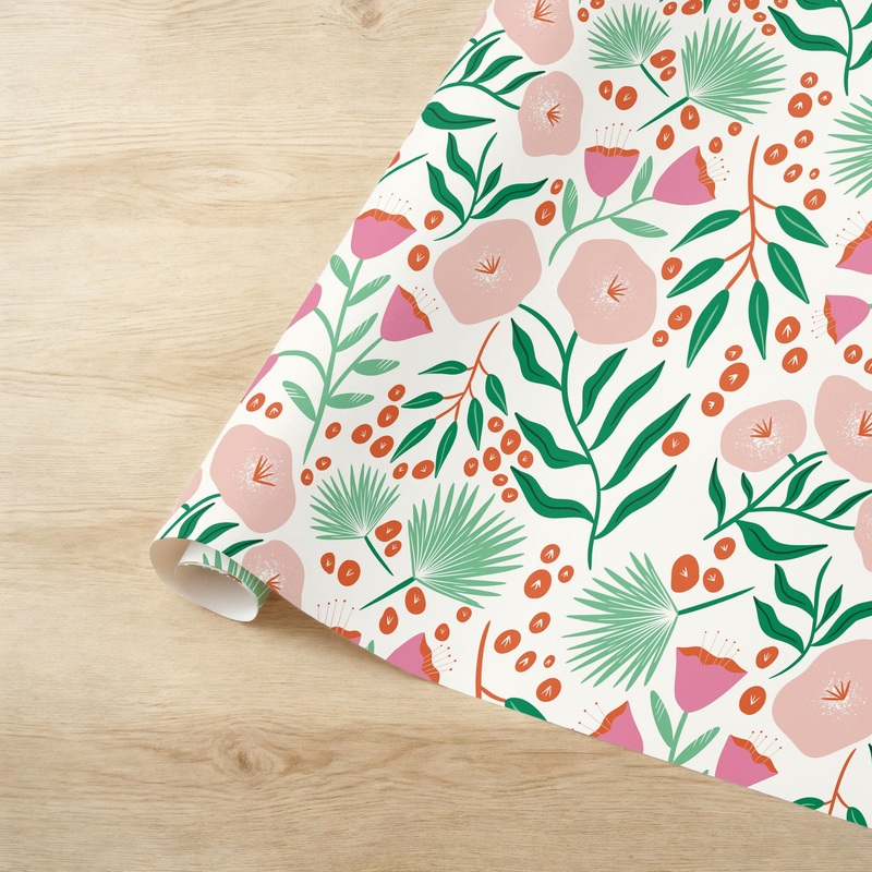 Floral Wrapping Paper|1 sheet