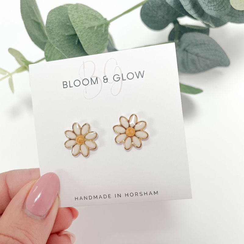 Flower Studs|Daisy|Sunflower|Pastel Rainbow