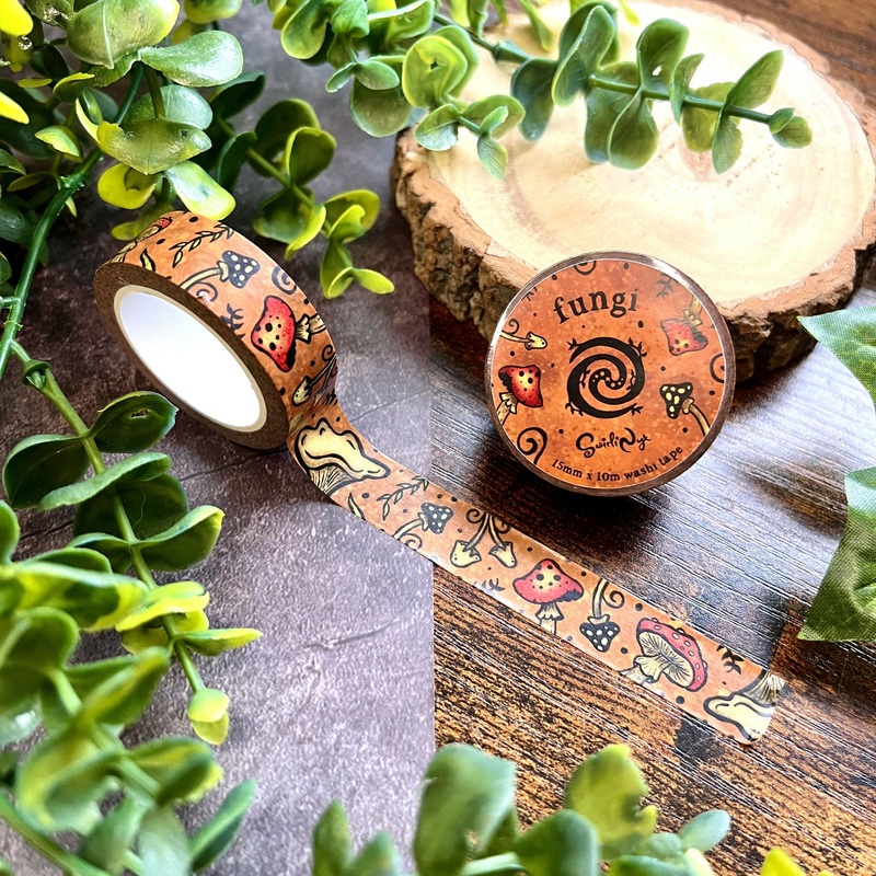 Fungi Mushroom Washi Tape