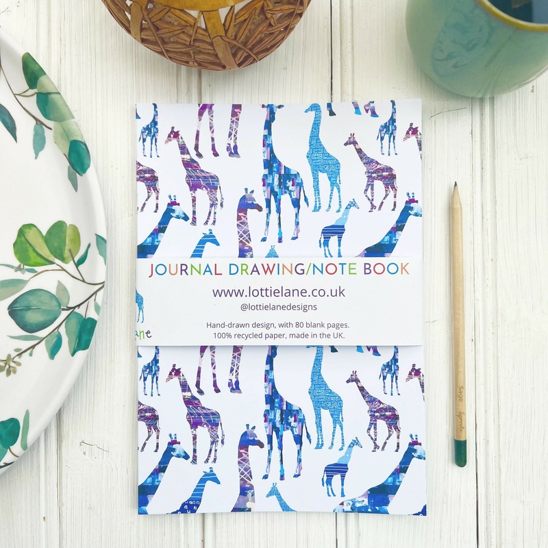 Giraffe Journal Drawing Notebook