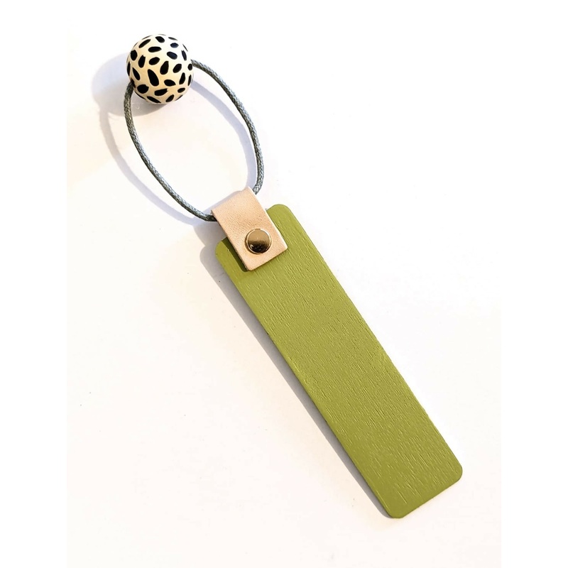 Green Wooden Bookmark