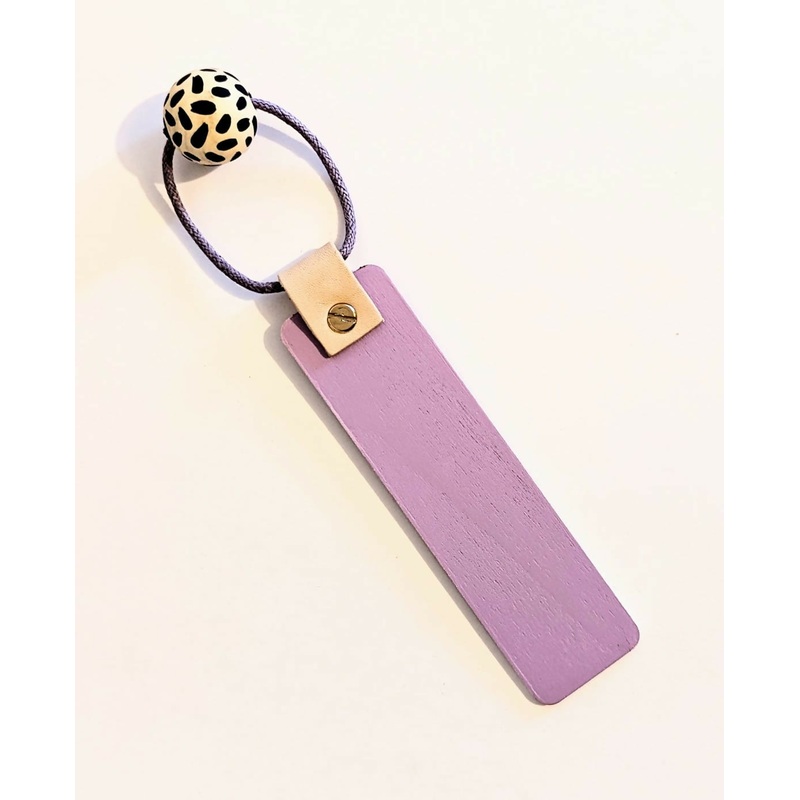 Lilac Wooden Bookmark