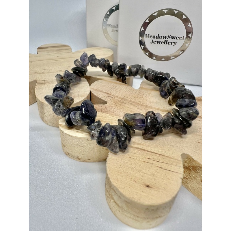 Lolite chip bracelet