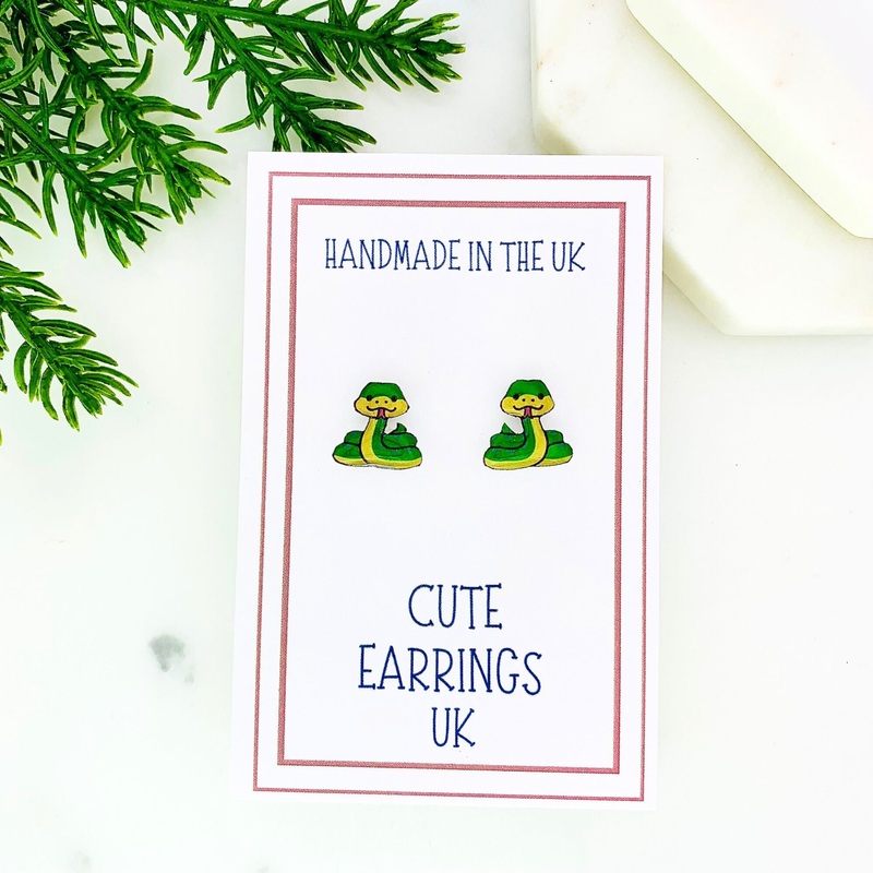 Snake Stud Earrings