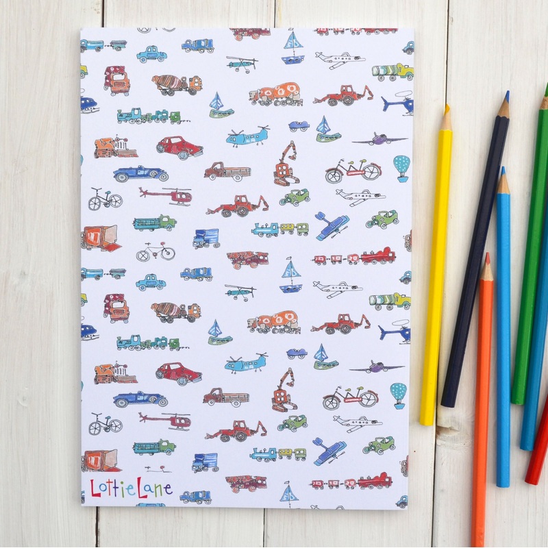 Transport Journal Drawing NoteBook