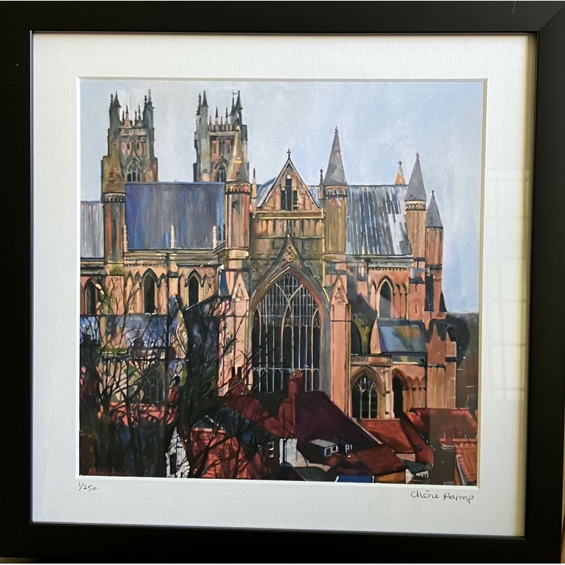 Beverley Minster from Flemingate – Framed Limited Edition Giclee Print