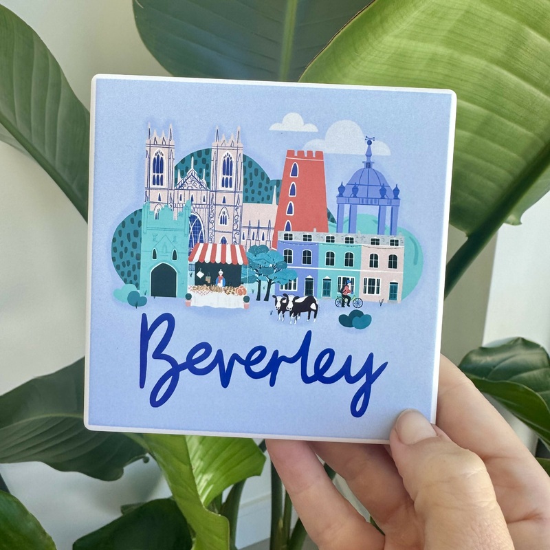 Ceramic Beverley Art Coaster|Ceramic Coaster