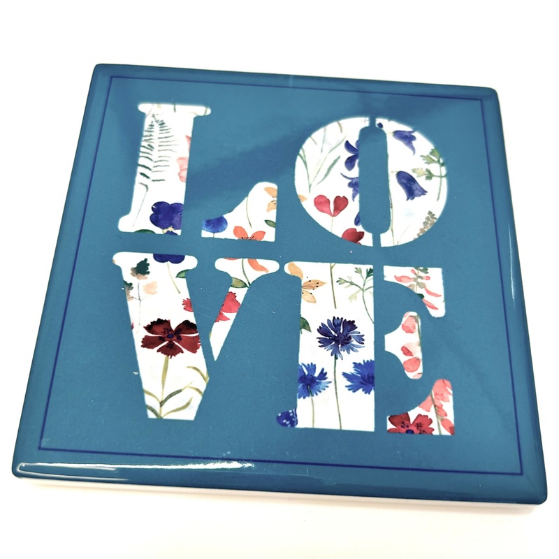Ceramic Coaster – Love Botanical