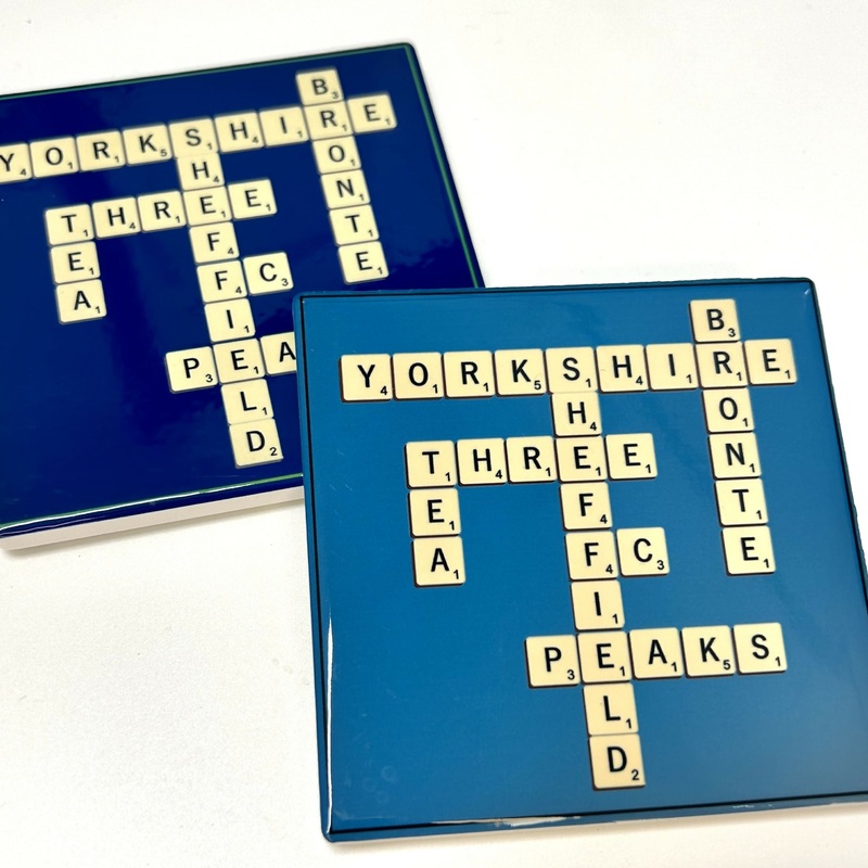 Ceramic Coaster – Scrabble Yorkshire