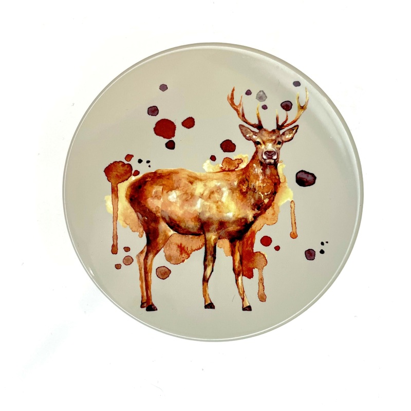 Ceramic Coaster – Stag
