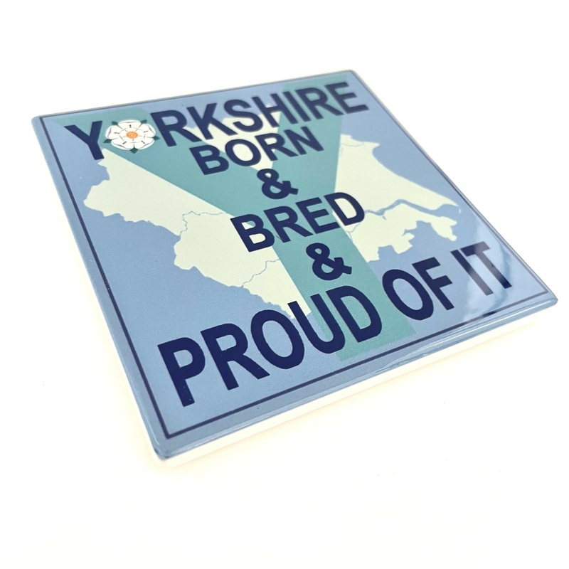 Ceramic Coaster – Yorkshire Born & Bred