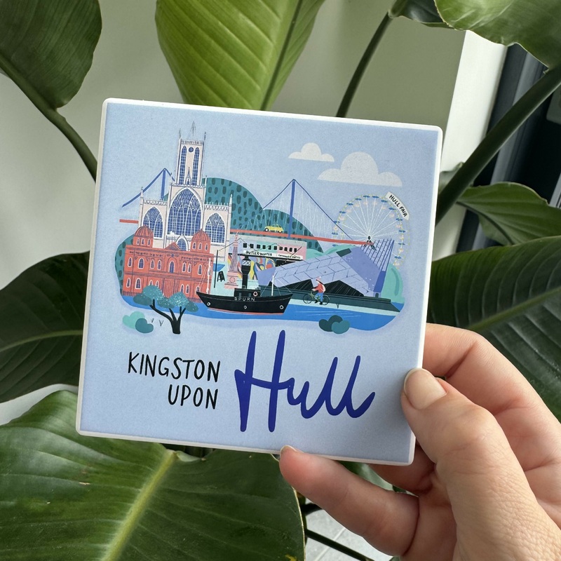Ceramic Hull Art Coaster|Ceramic Coaster