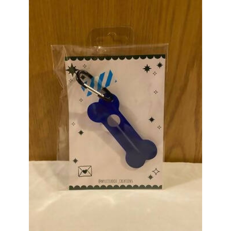 Poo Bag Bone Clip (Dark Blue)