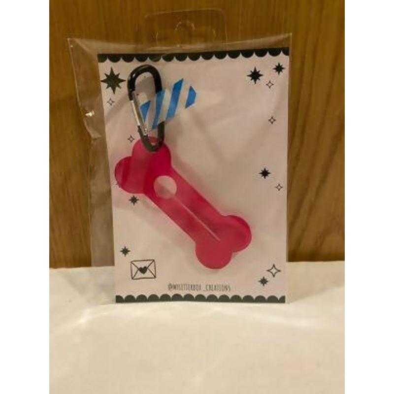 Poo Bag Bone Clip (Pink)