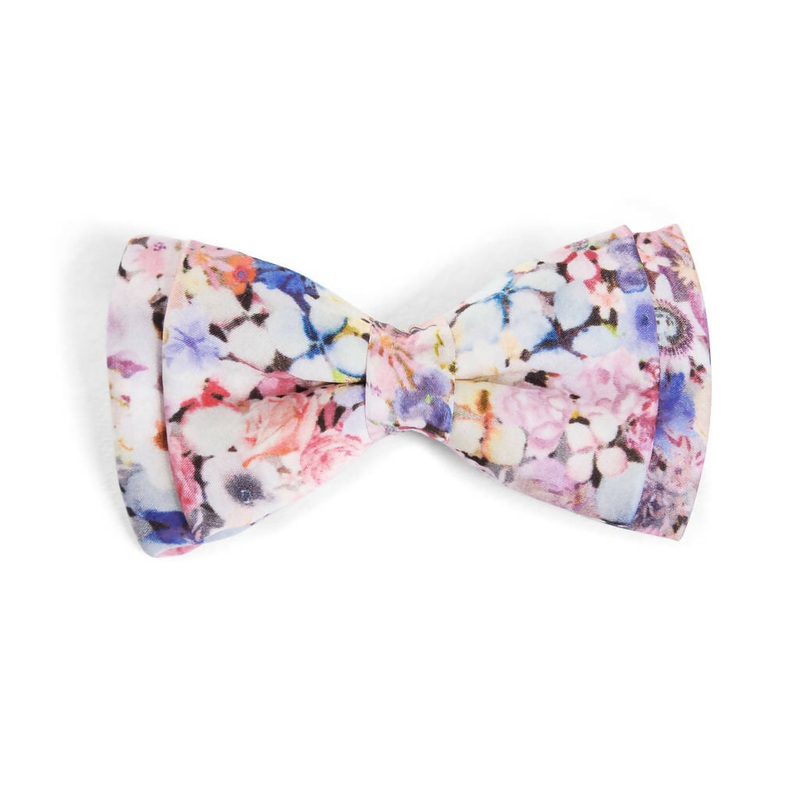 Silk Bowtie – Various Designs|Tiny Blooms|Blue Skies|Brushstrokes|Flower Field 2|Garden Glimpses|Honesty|Leaves|Skeletal Leaves|Tiny Florals|Vibrant Abstract