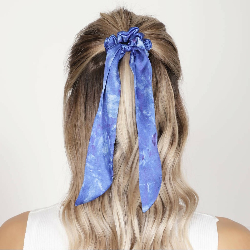 Silk Scarf Scrunchie – Various Designs