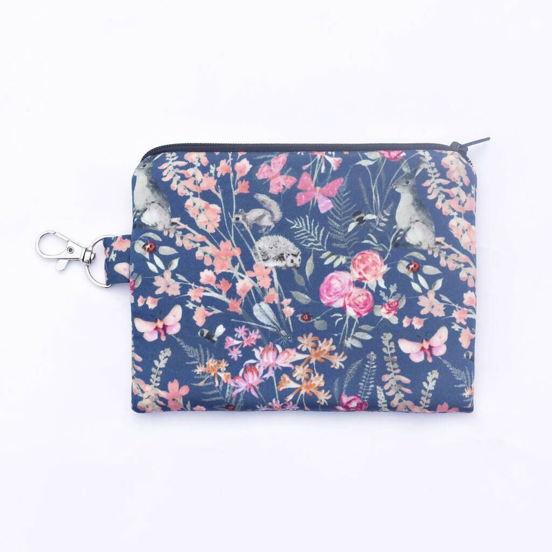Silk Zipped Coin Purse/Pouch (Small) – Various Designs