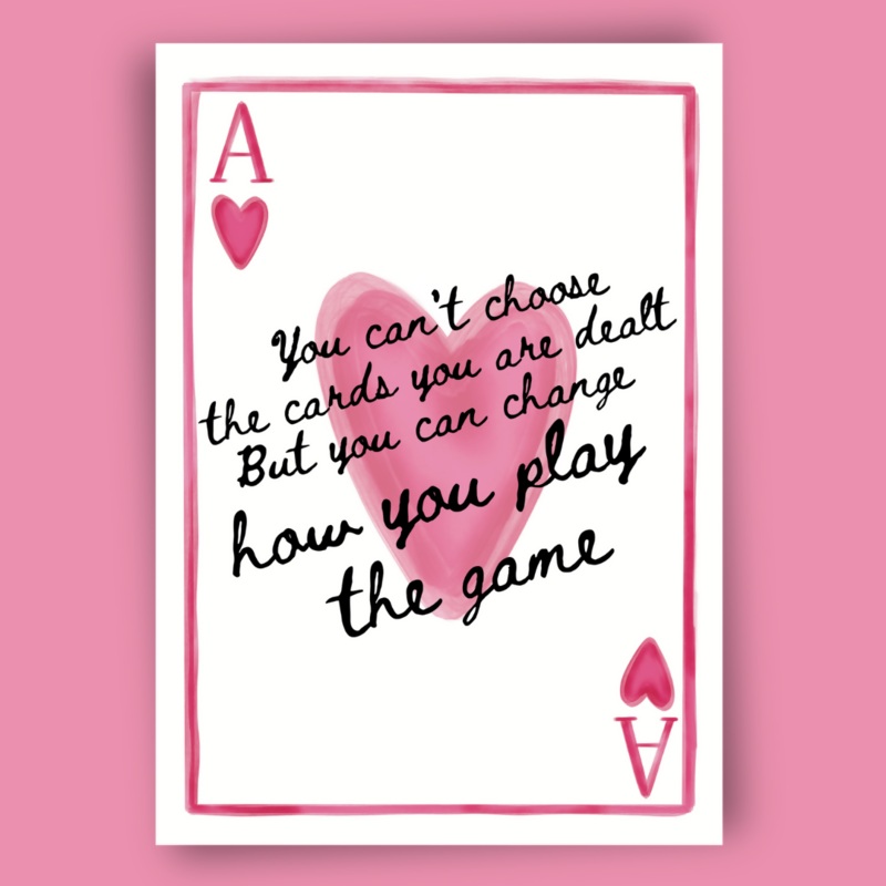 How You Play The Game Print|A4|A5