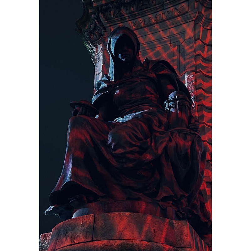 Standing Guard By Queen Victoria In Hull (frame 23×28.5)