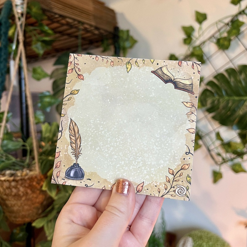 Ink and Quill Memo Pad