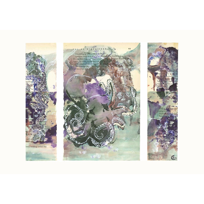 Inky Octopus vulgaris – Print|A4|A3