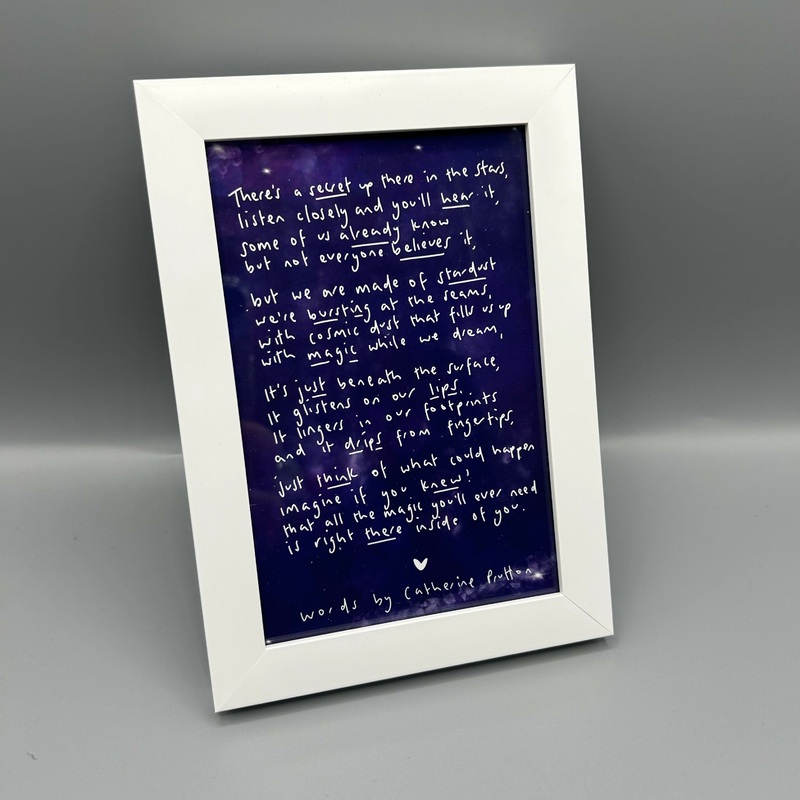 Mini Stardust Illustrated Poem