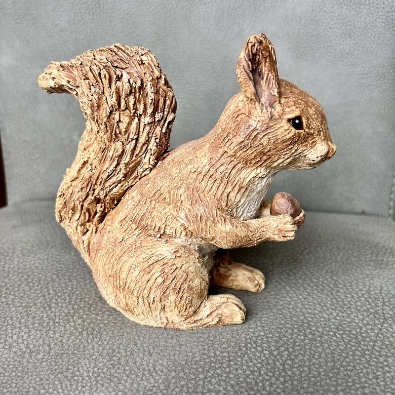 Red Squirrel Sculpture