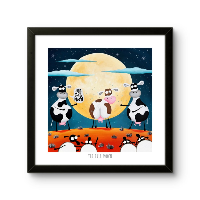 The Full Moon – 10 Print|Print only|Black frame|White frame