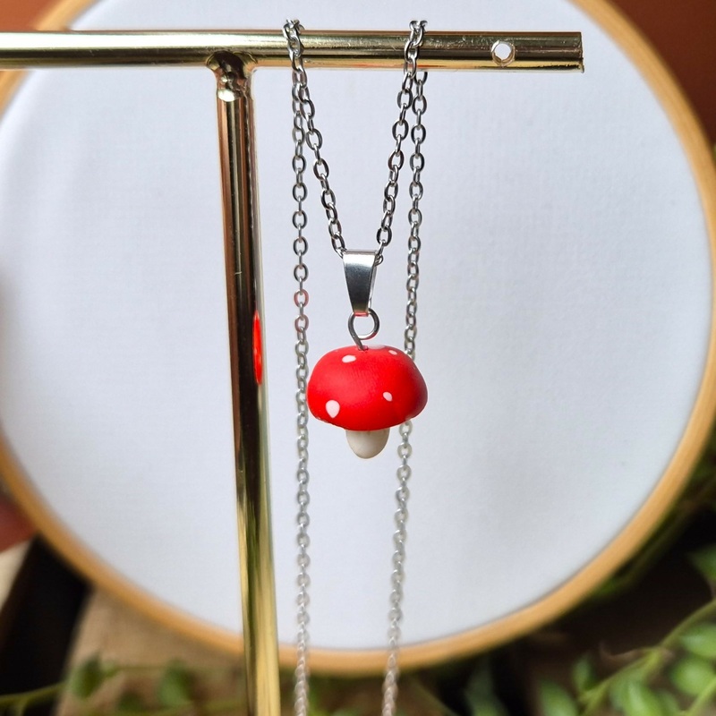 Toadstool Necklace