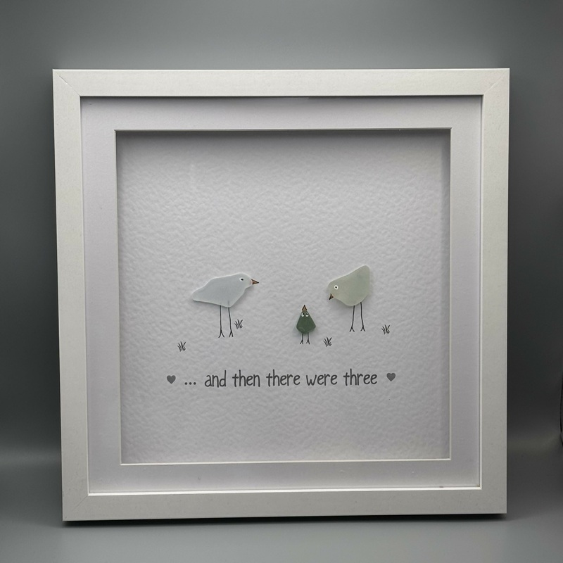 And Then There Were Three (New Baby) – Square Medium