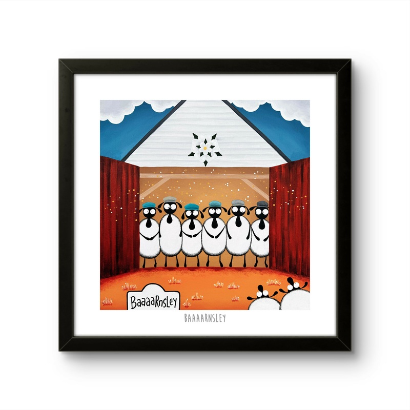 Baaaarnsley – 10 Print|Print only|Black frame|White frame