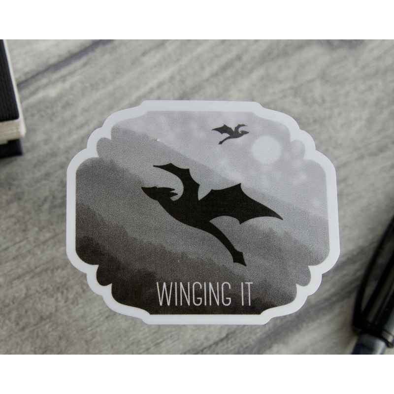 Dragon Sticker – Winging It