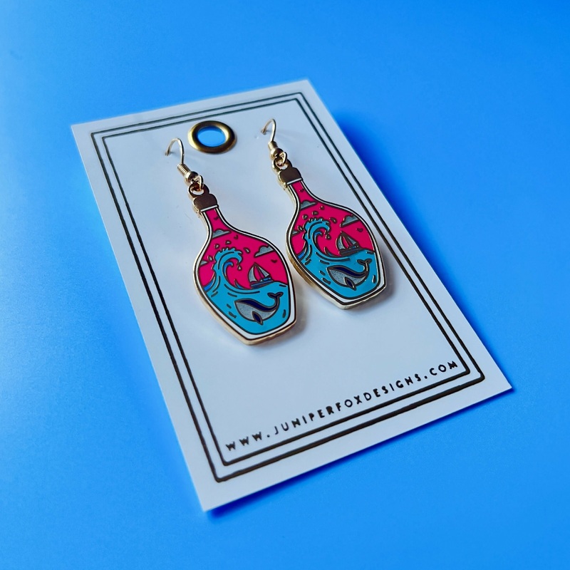 Earrings – Whale