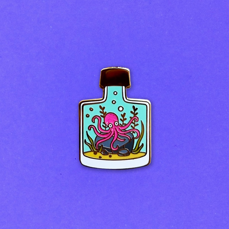 Enamel Pin – Octopus