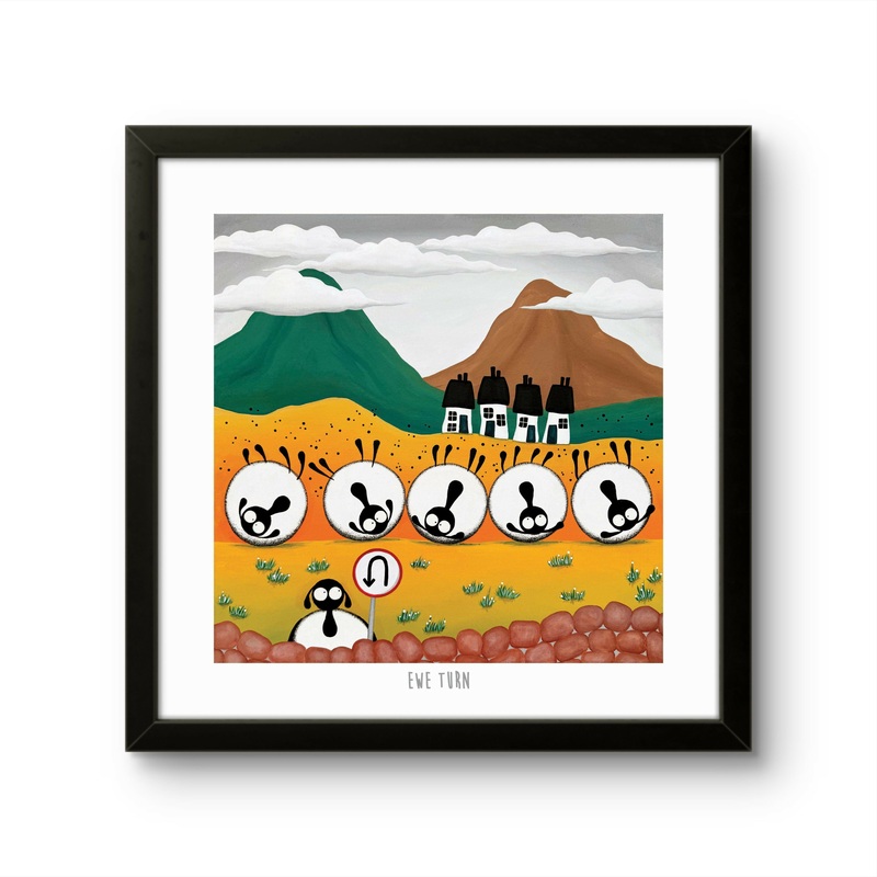 Ewe Turn – 10 Print|Print only|Black frame|White frame