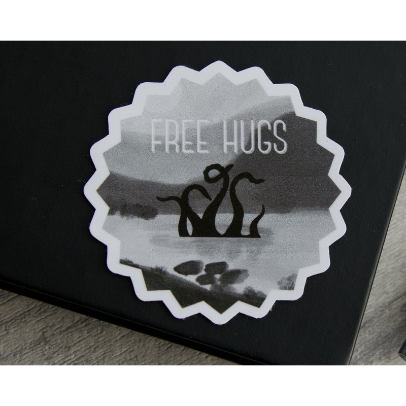 Free Hugs Kraken Sticker